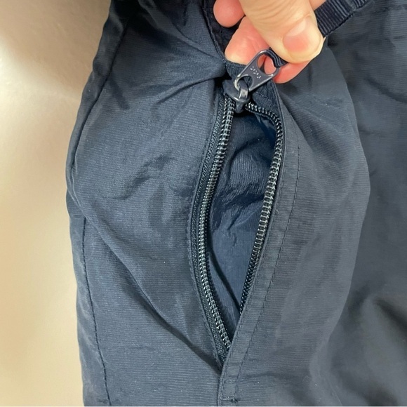 Columbia Winter Coat | Turtleneck, Zip & Snap Closure | Blue & Black | Size 7 - Picture 5 of 10